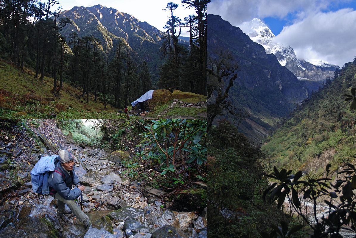 6 1 Descend From Mumbuk To Barun Khola And First View Of Mountains